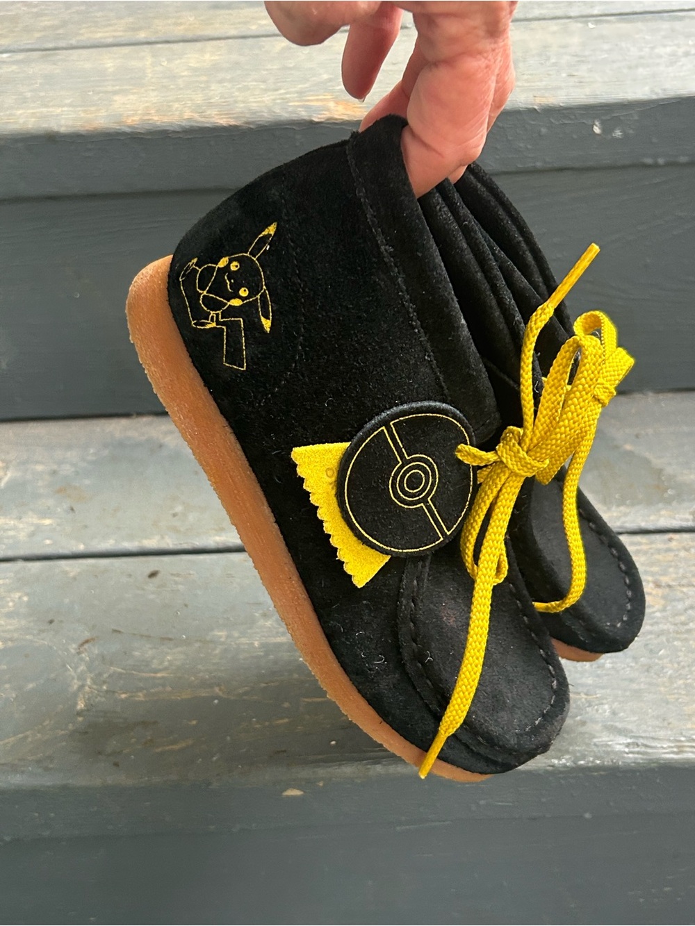 Clarks Originals Kids Wallabee Pokémon Edition boots